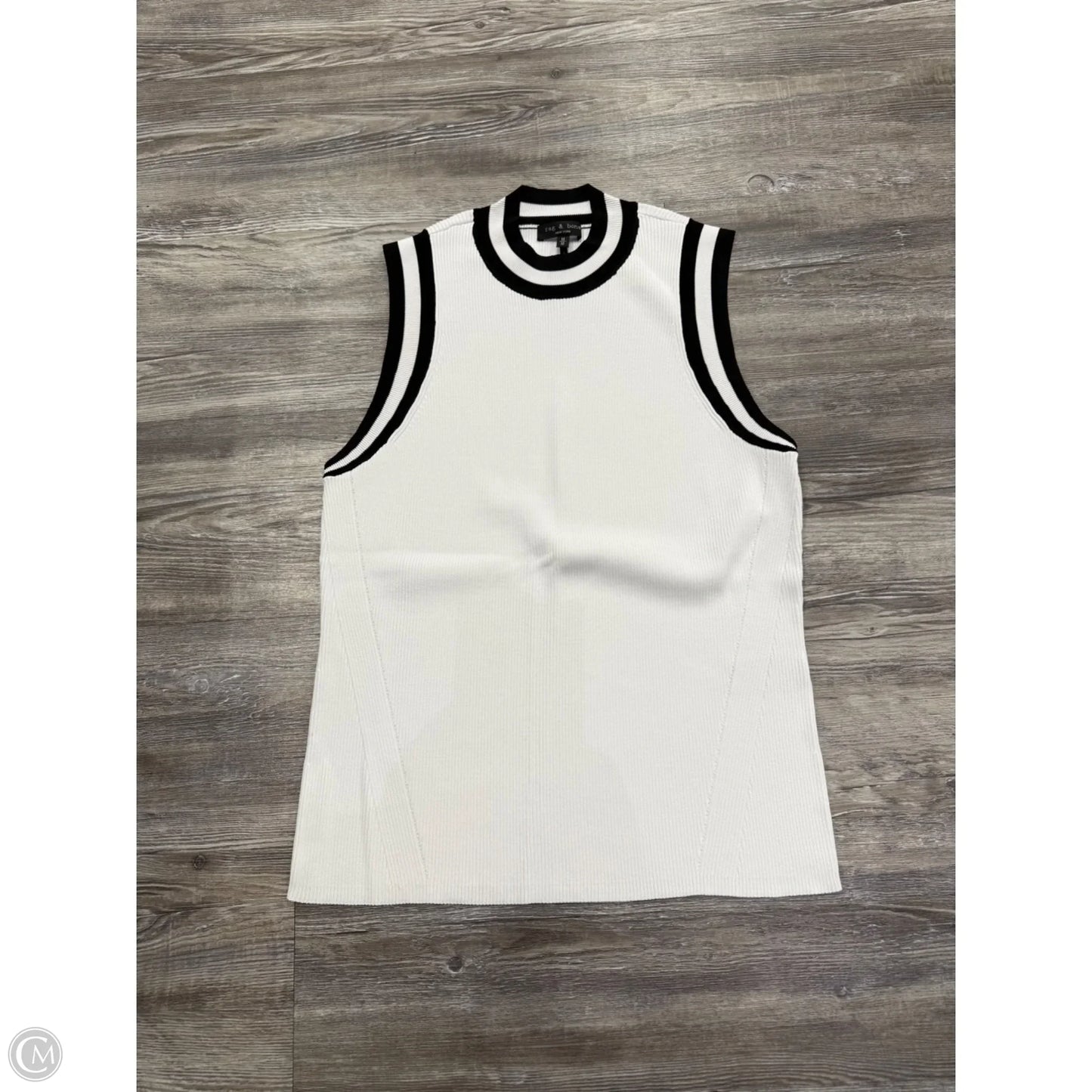 Top Sleeveless By Rag And Bone In White, Size: M