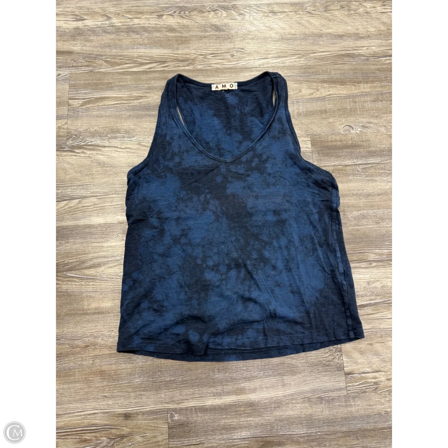 Top Sleeveless By Amo In Blue, Size: M