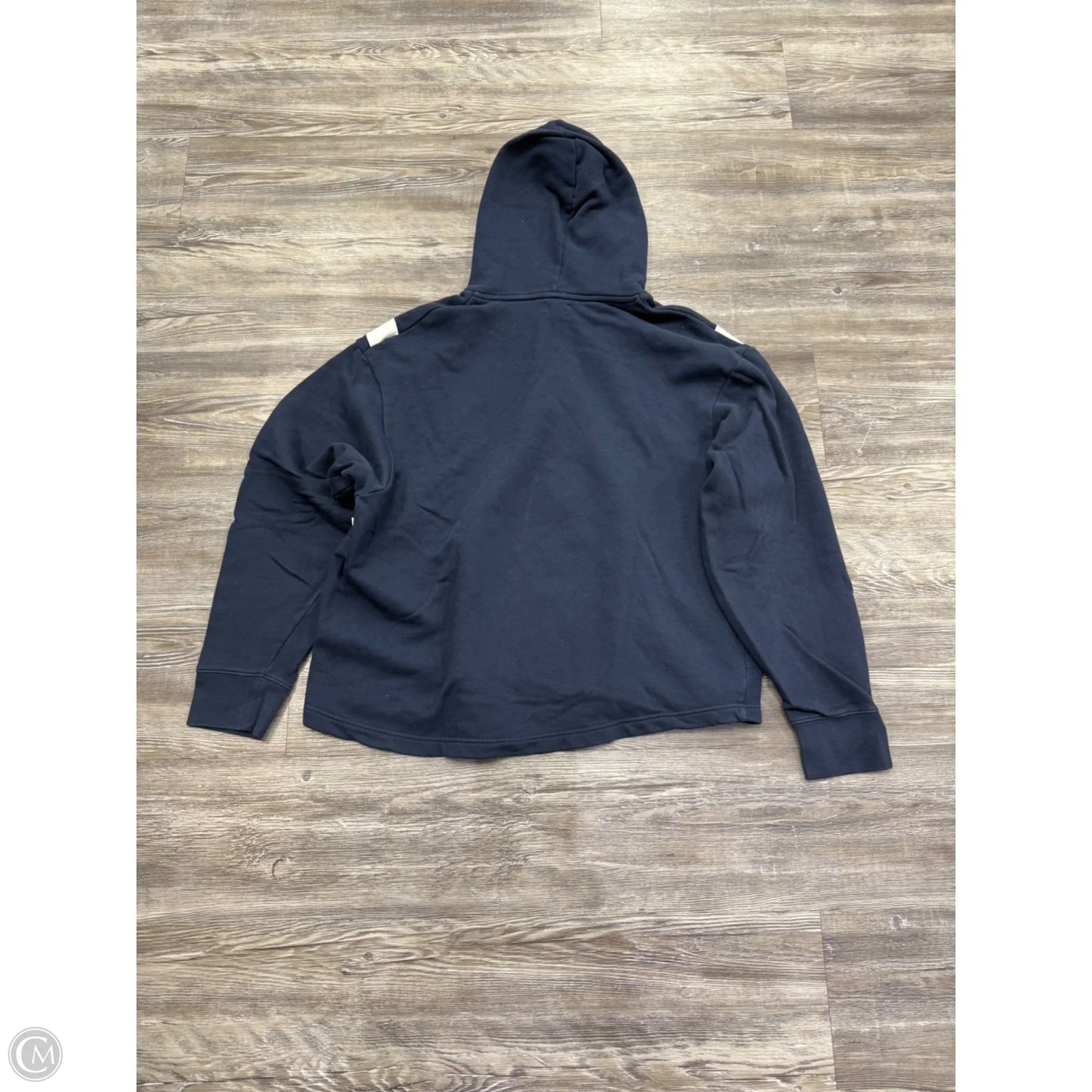 Sweatshirt Designer By Tory Burch In Blue & White, Size: M