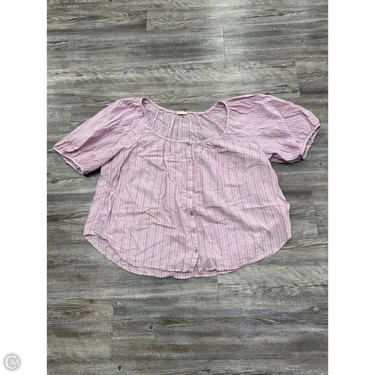Top 3/4 Sleeve By Pilcro In Purple, Size: 2x