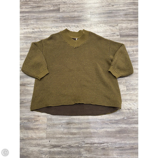 Sweater By Free People In Green, Size: L