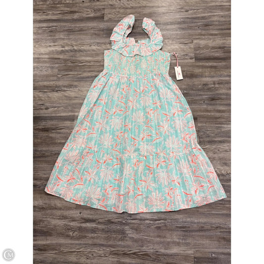 Dress Casual Midi By Vineyard Vines In Blue, Size: L