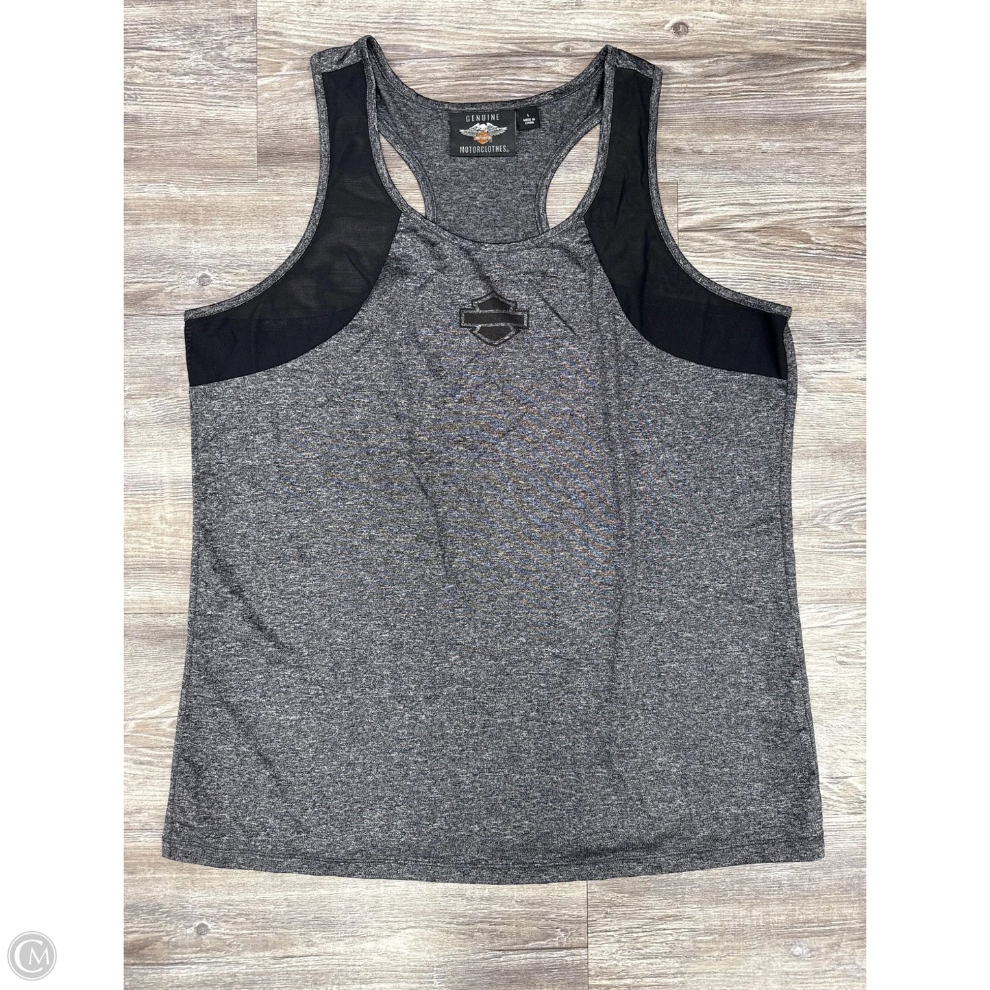 Tank Top By Harley Davidson In Grey, Size: L