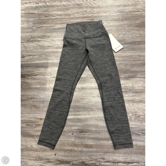 Athletic Leggings By Lululemon In Grey, Size: 4