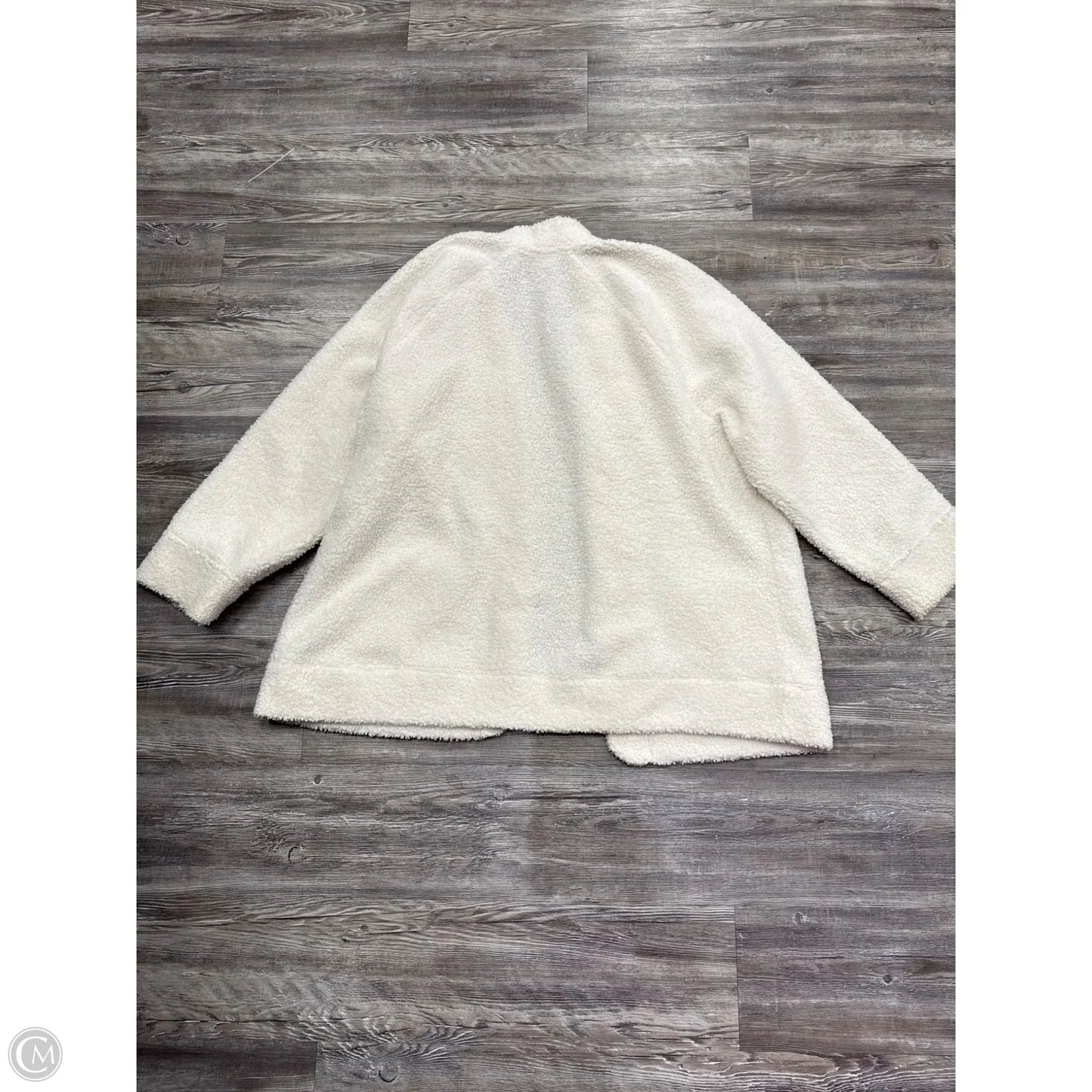 Coat Faux Fur & Sherpa By Haven In White, Size: Xxl