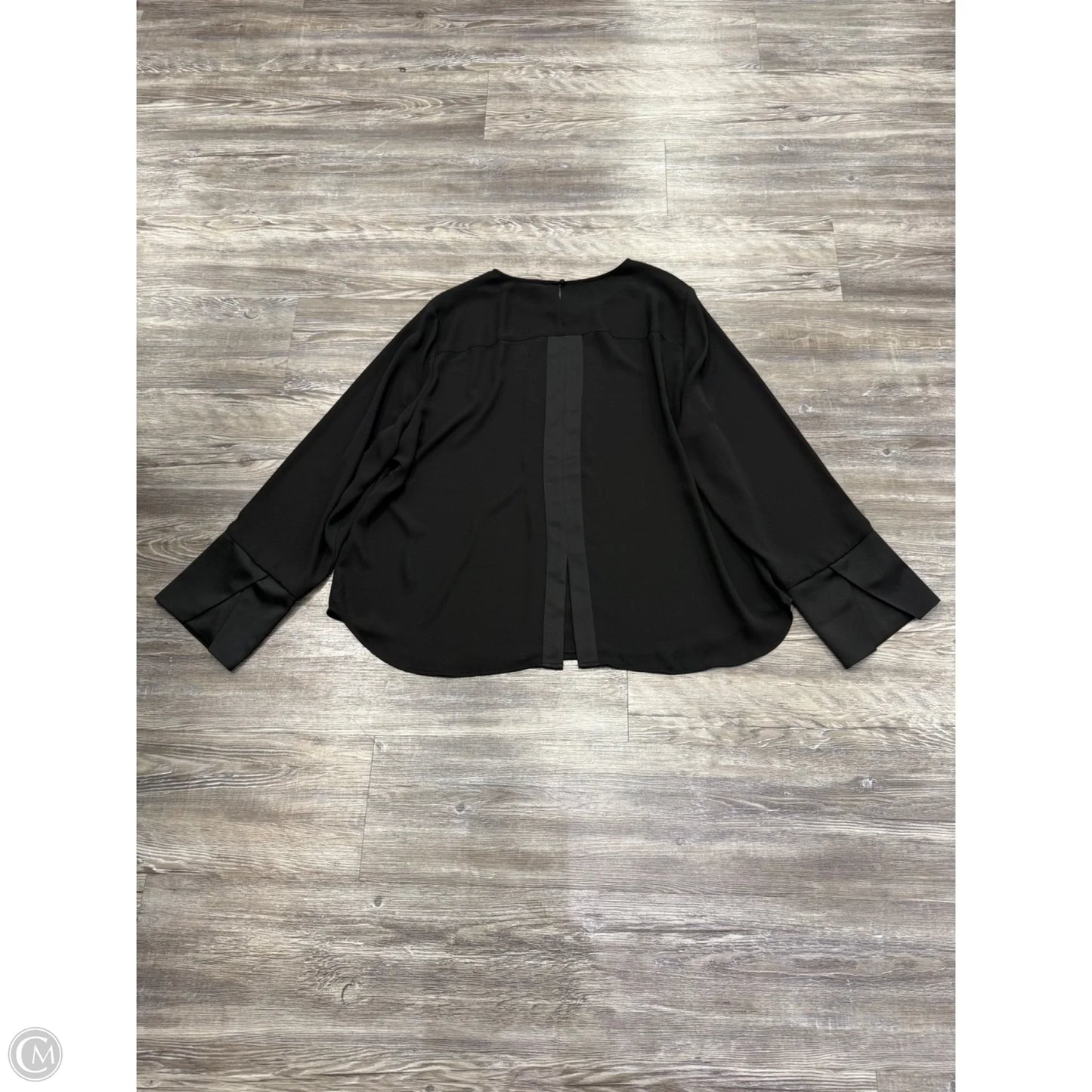 Top Long Sleeve By J. Crew In Black, Size: 2x