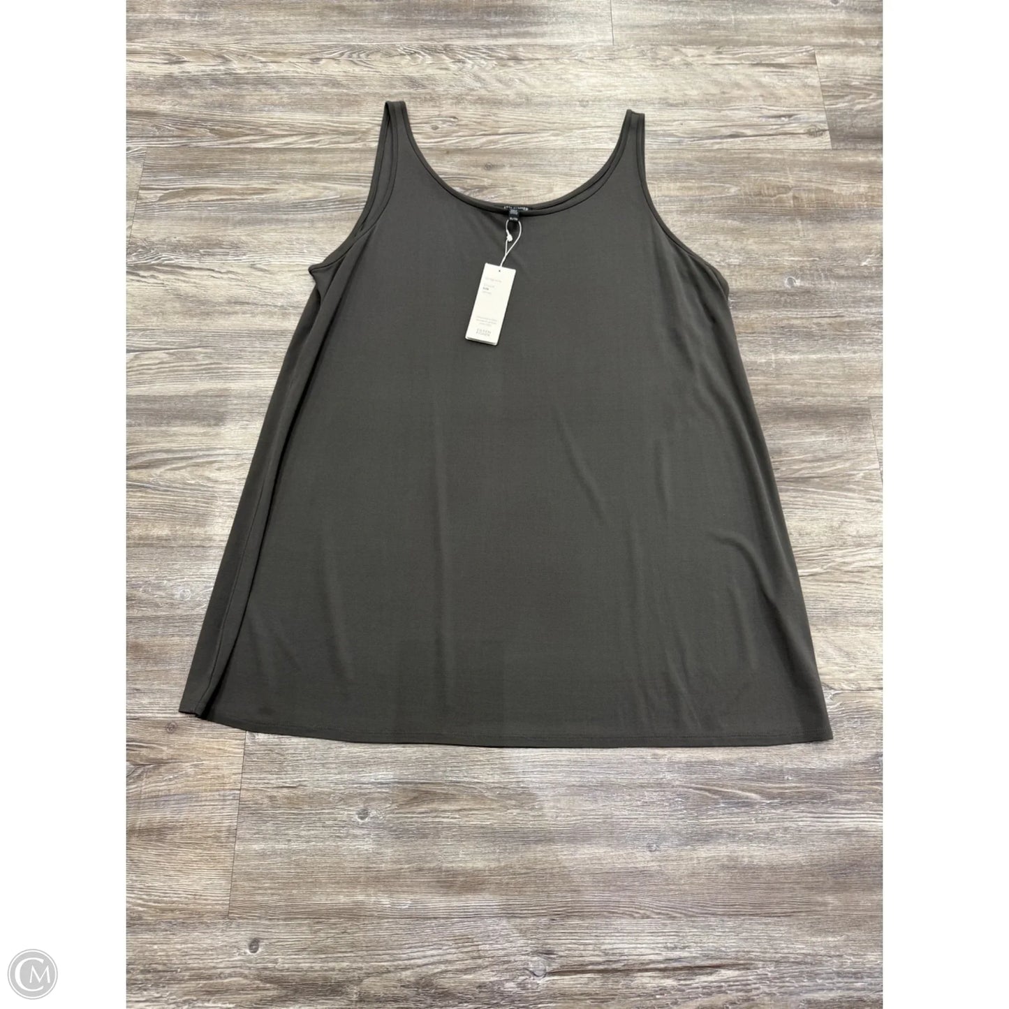Top Sleeveless By Eileen Fisher In Grey, Size: Xl