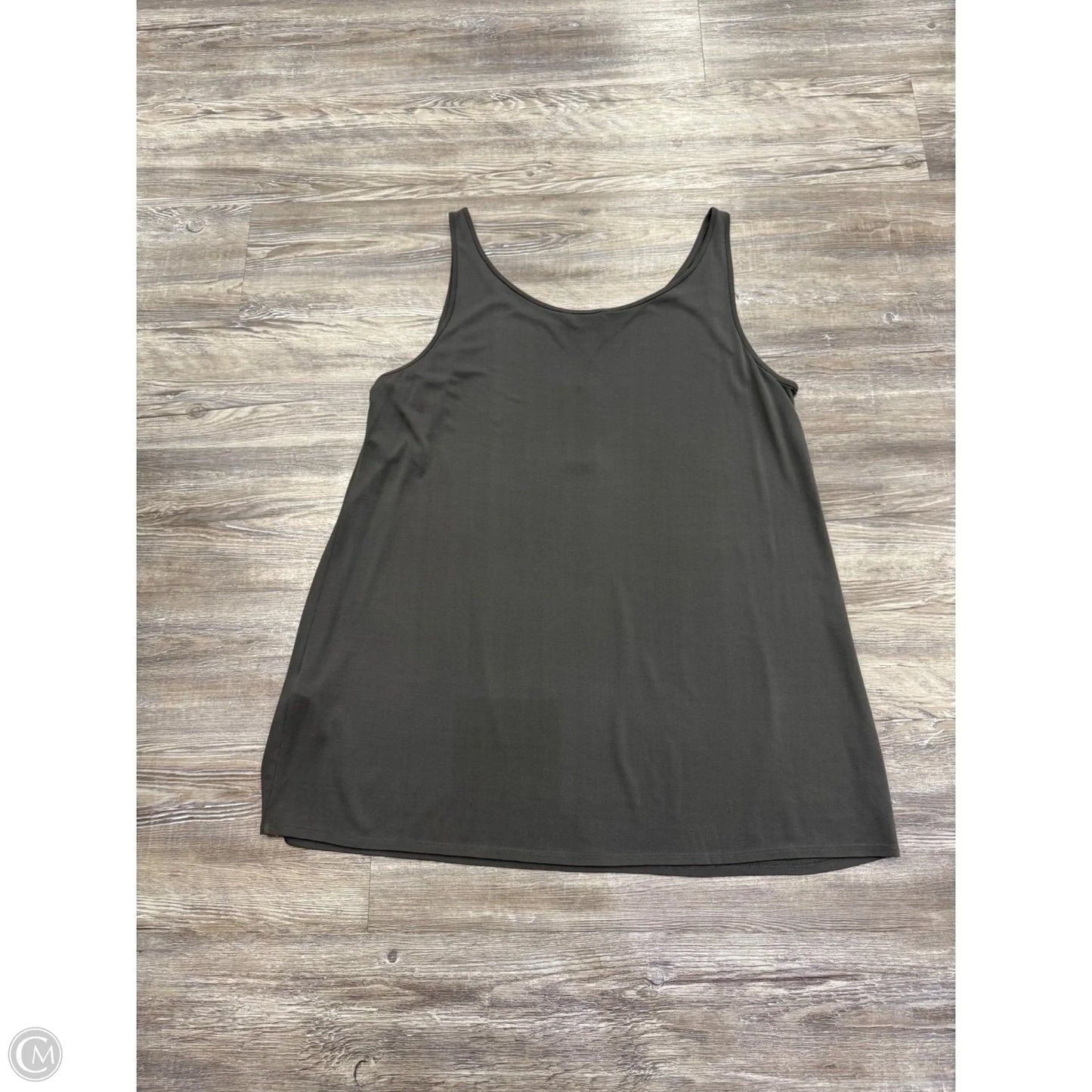 Top Sleeveless By Eileen Fisher In Grey, Size: Xl