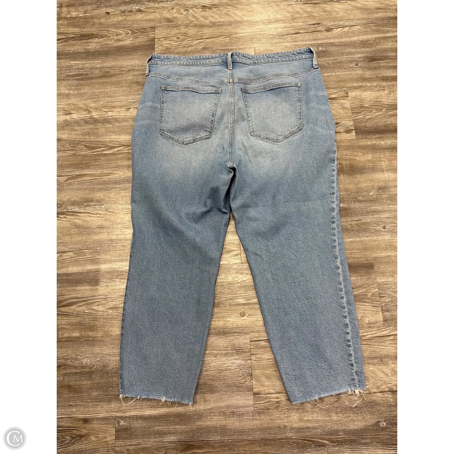 Jeans Straight By Madewell In Blue Denim, Size: 20