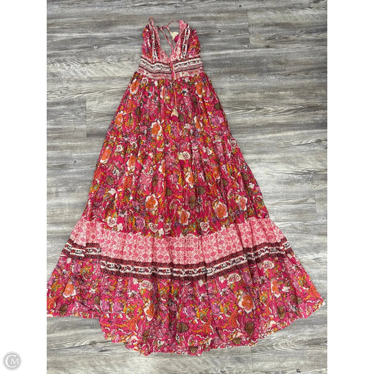 Dress Casual Maxi By Free People In Pink, Size: Xs