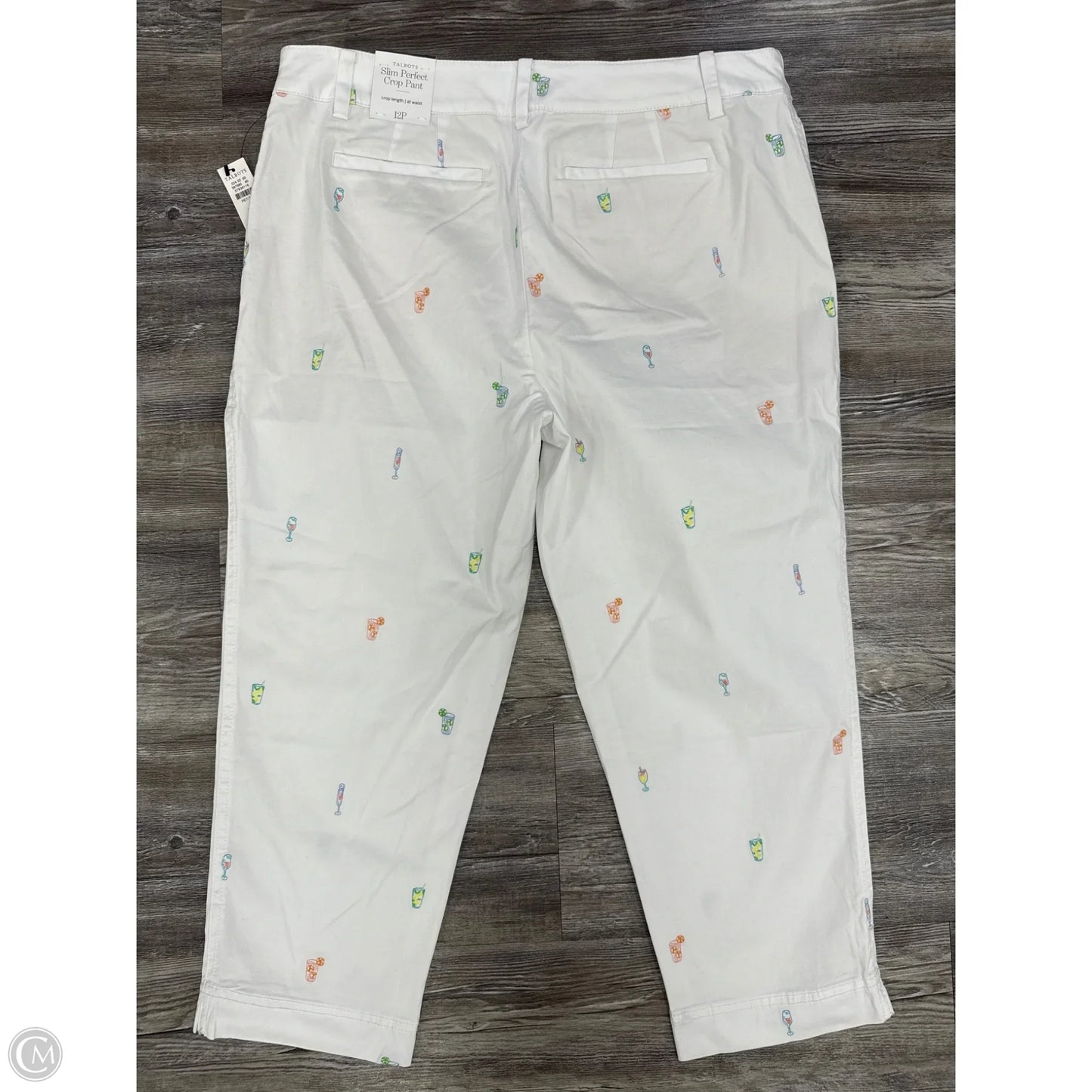 Pants Cropped By Talbots In White, Size: 12