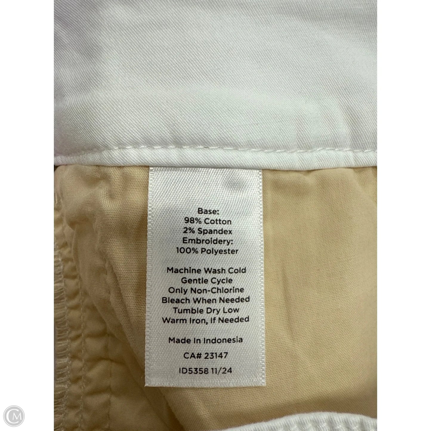 Pants Cropped By Talbots In White, Size: 12