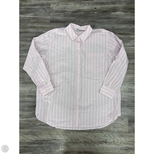 Top Long Sleeve By Rails In Pink, Size: L