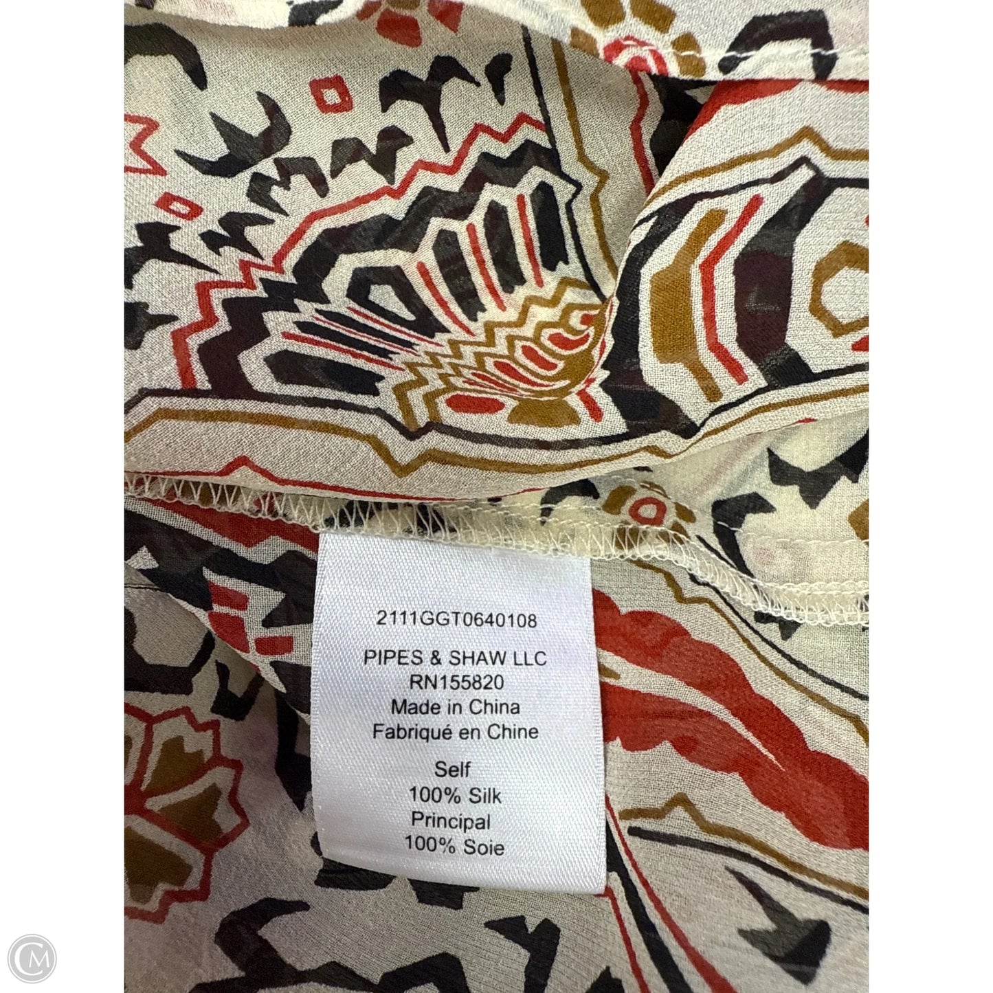 Top Long Sleeve By Veronica Beard In Tan, Size: 12