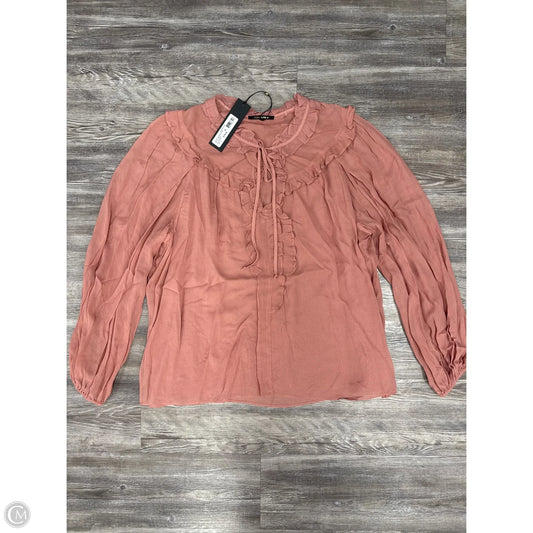 Top Long Sleeve By Cma In Pink, Size: Xl