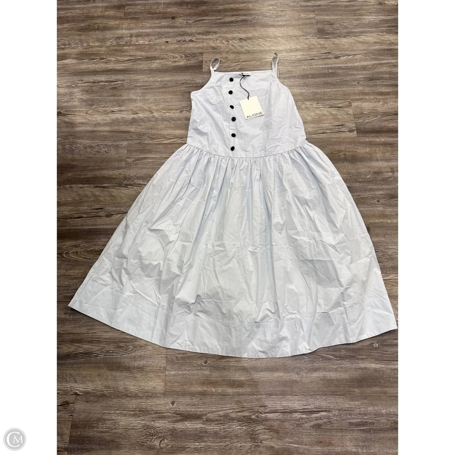 Dress Casual Midi By Aligne In Blue, Size: 10