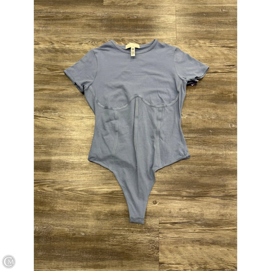 Bodysuit By Fleur Du Mal In Blue, Size: L