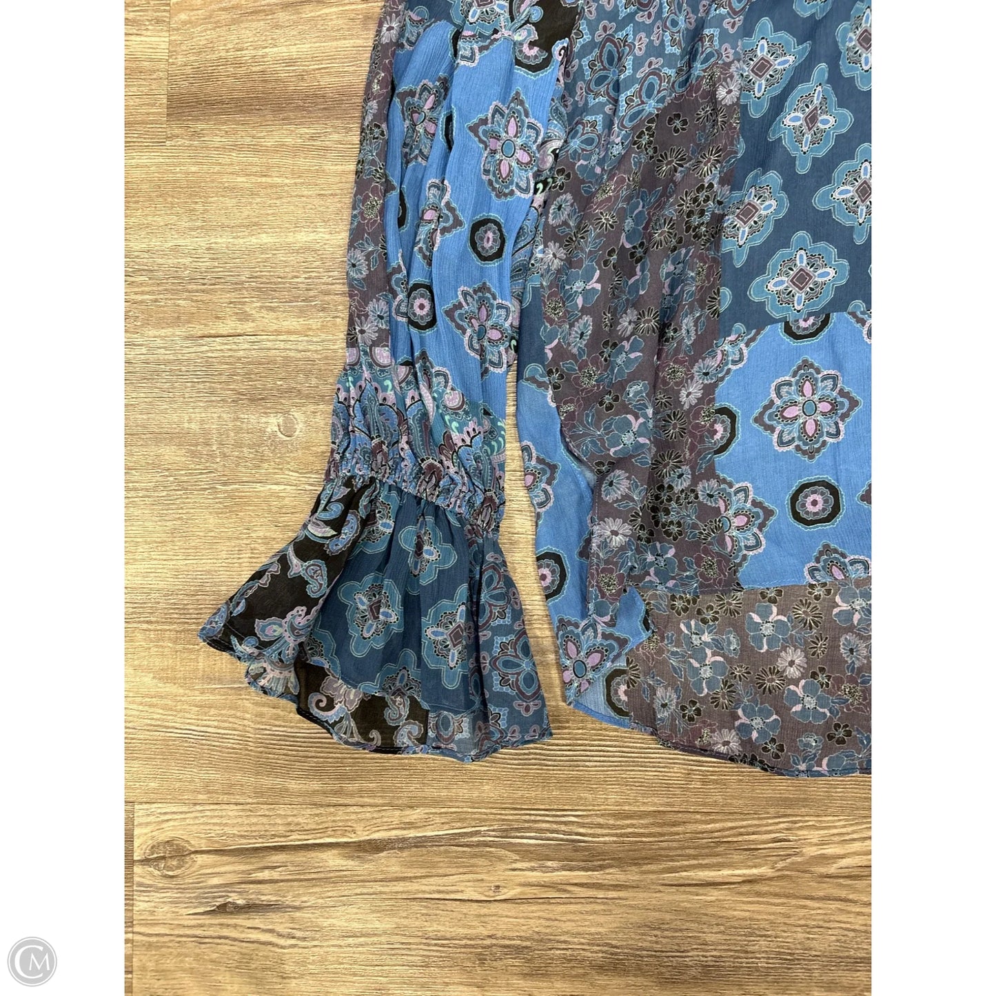 Top Long Sleeve By Kobi Halperin In Floral Print, Size: Xl