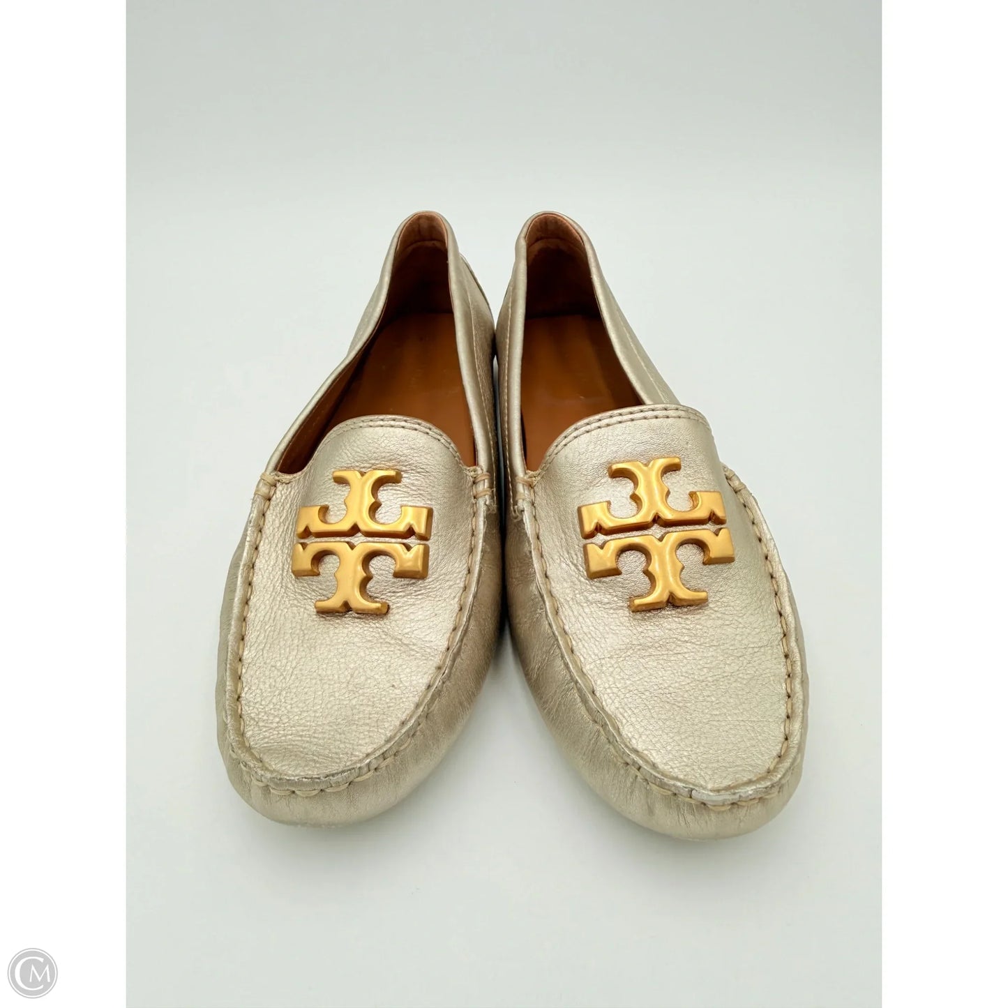 Shoes Designer By Tory Burch In Gold, Size: 9