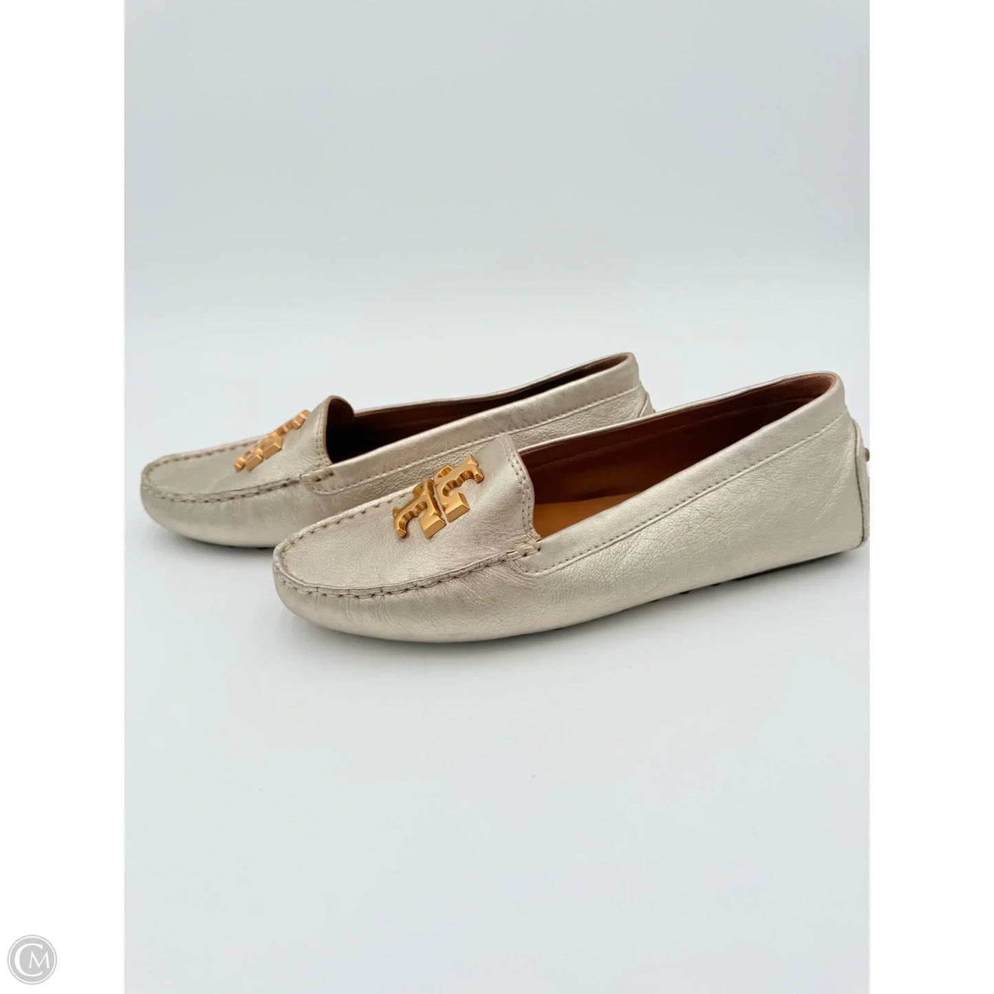 Shoes Designer By Tory Burch In Gold, Size: 9