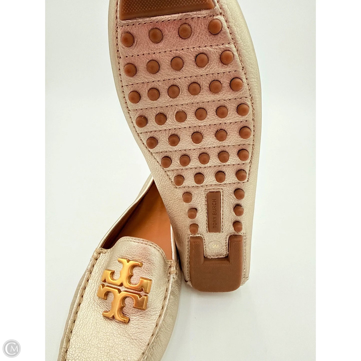 Shoes Designer By Tory Burch In Gold, Size: 9