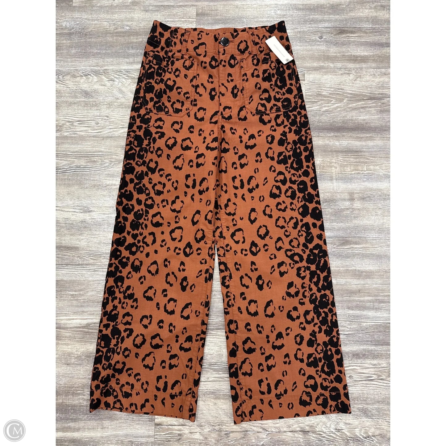 Pants Cropped By Maeve In Brown, Size: 4