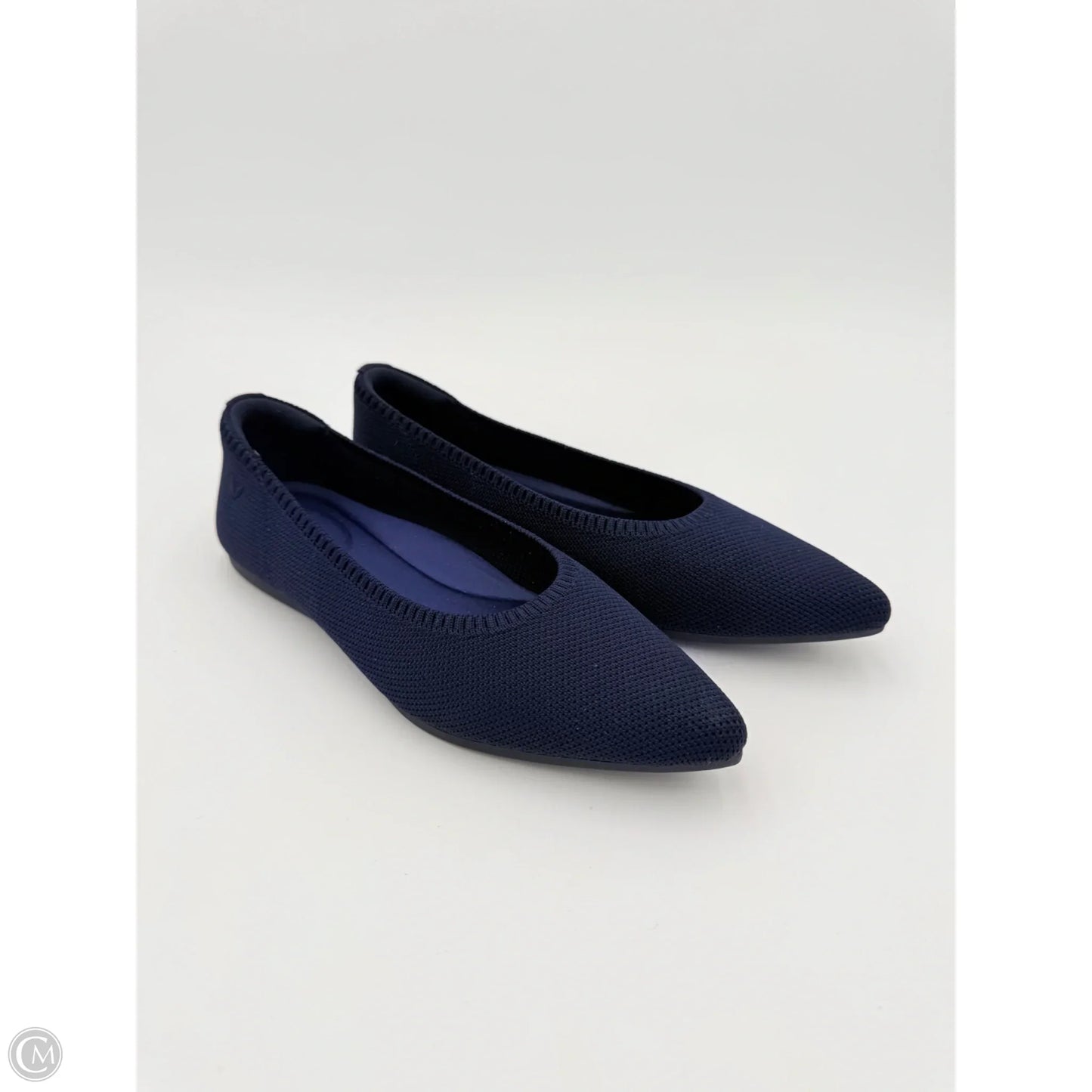 Shoes Flats By Vivaia In Navy, Size: 5.5