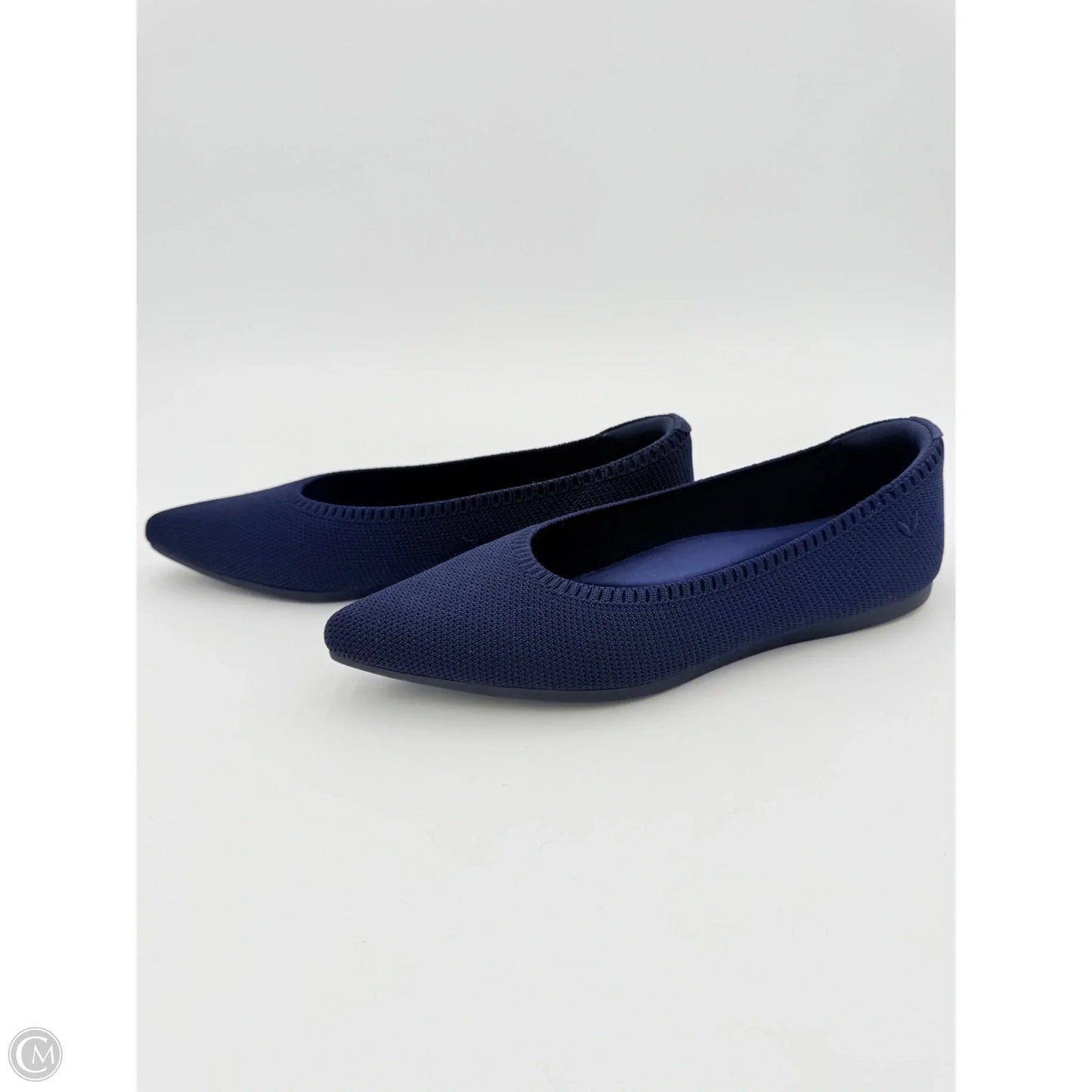 Shoes Flats By Vivaia In Navy, Size: 5.5