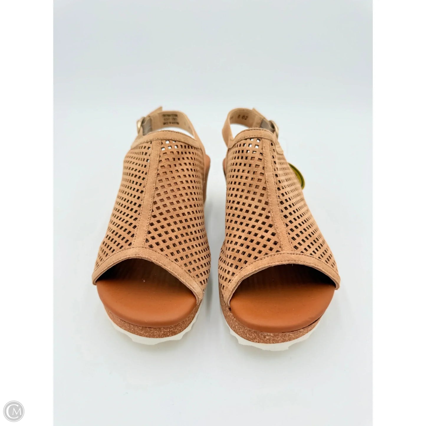 Sandals Heels Wedge By Paul Green In Tan, Size: 6