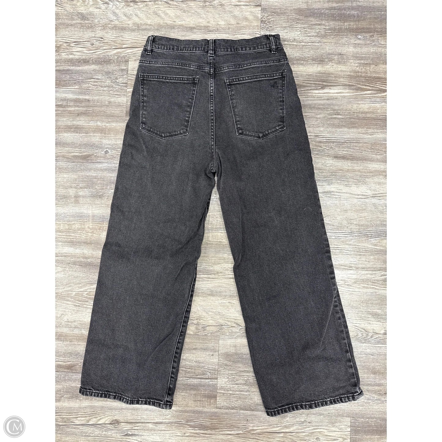 Jeans Cropped By Dl1961 In Black Denim, Size: 4
