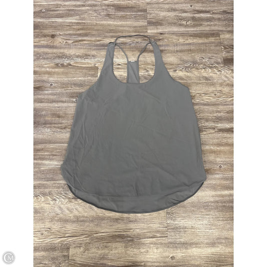 Athletic Tank Top By Lululemon In Grey, Size: Xl