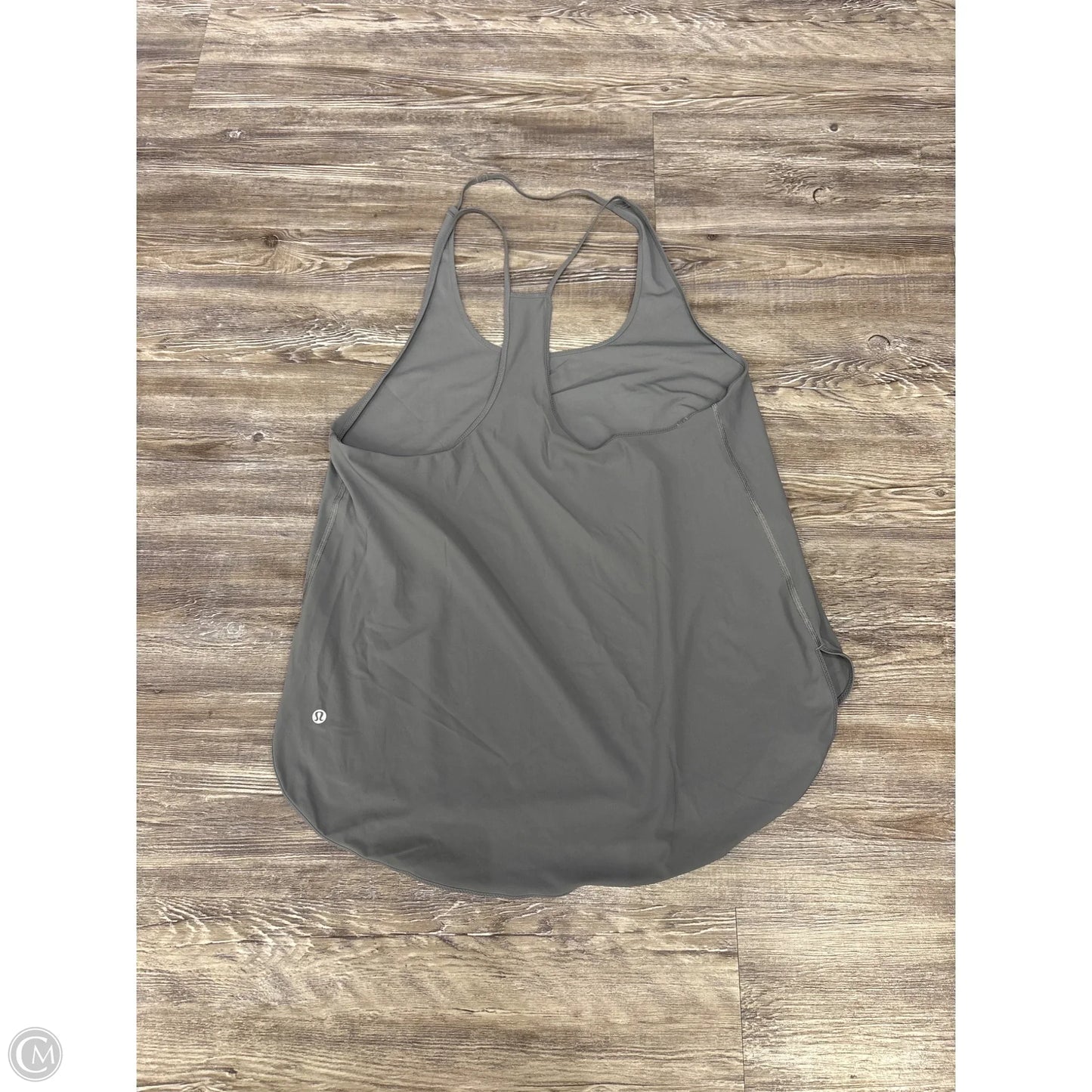 Athletic Tank Top By Lululemon In Grey, Size: Xl