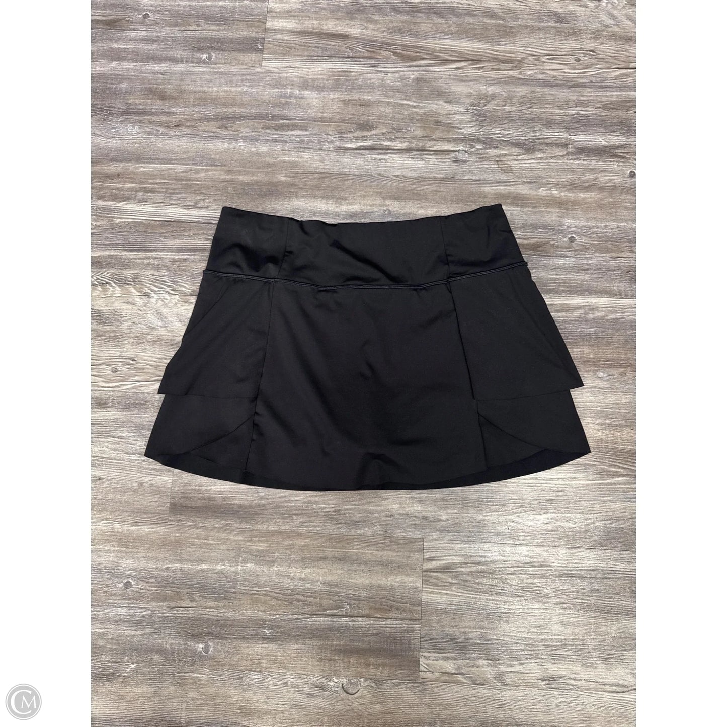 Athletic Skort By Athleta In Black, Size: L