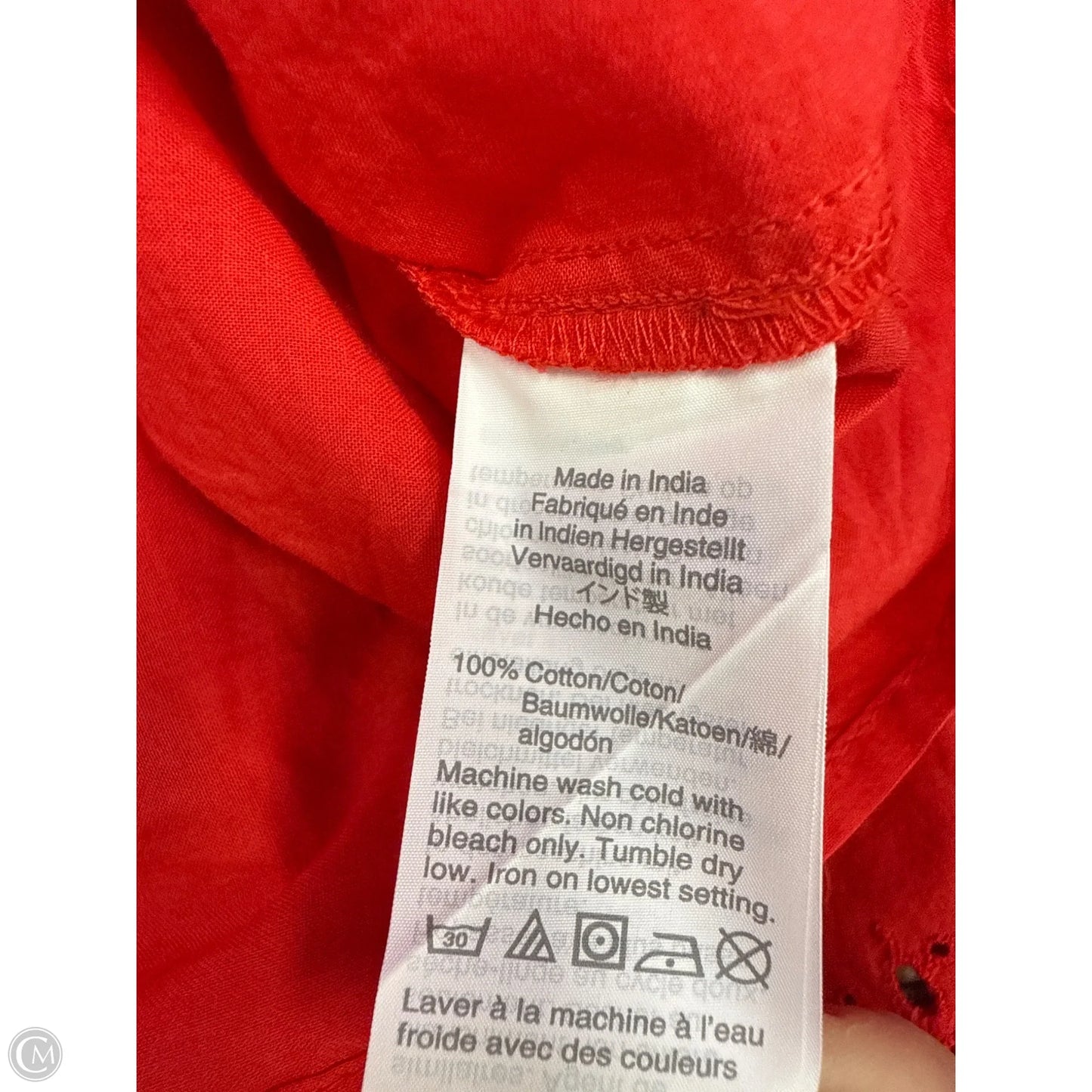 Dress Casual Midi By Madewell In Red, Size: 6