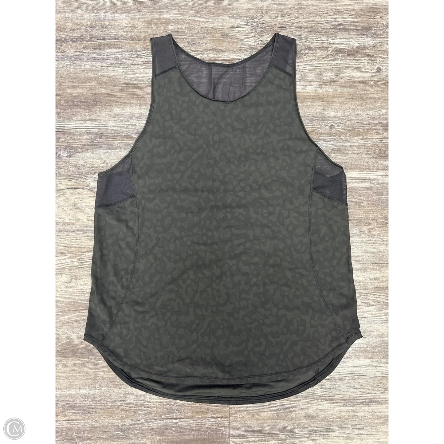 Athletic Tank Top By Lululemon In Green, Size: M