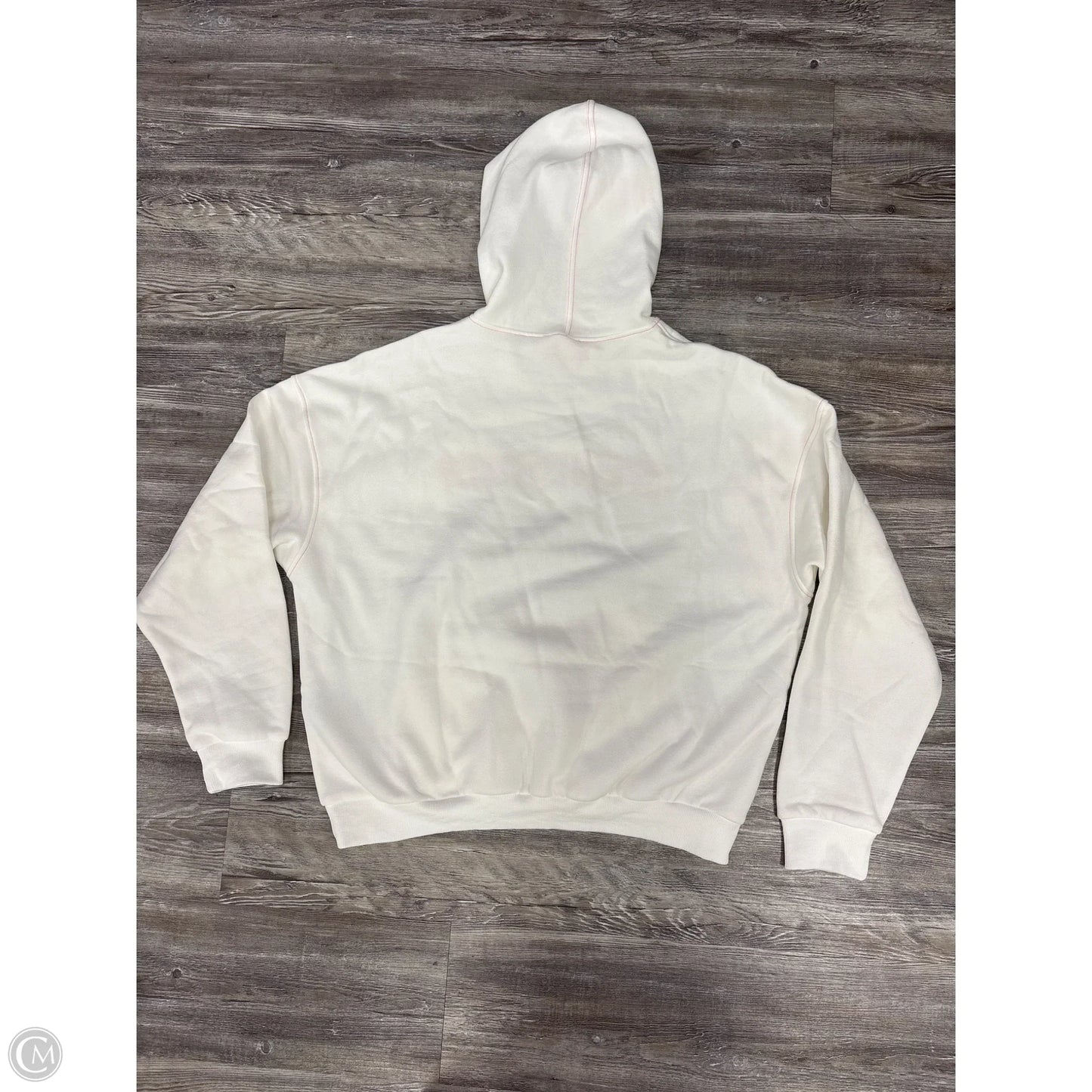 Sweatshirt Hoodie By Edikted In White, Size: L