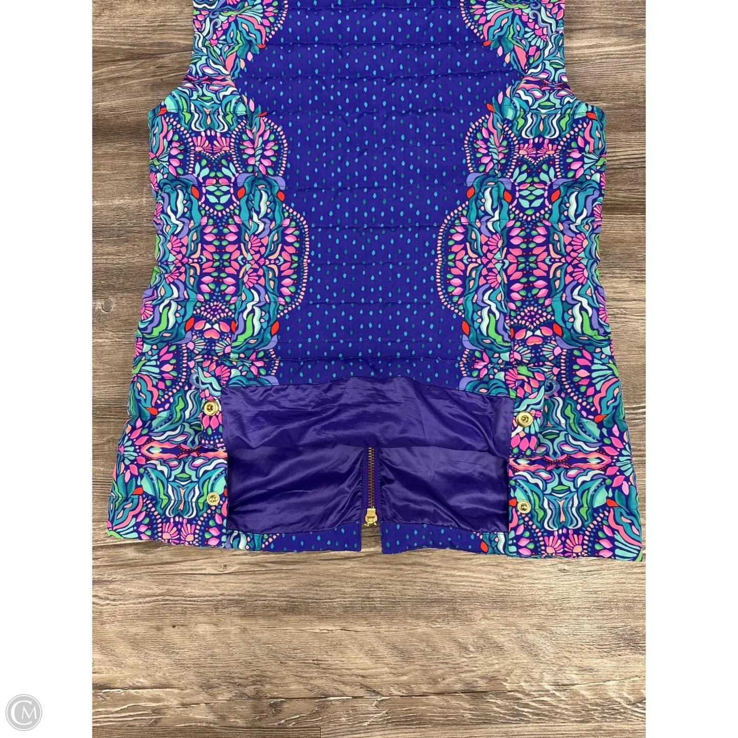 Vest Designer By Lilly Pulitzer In Purple, Size: S