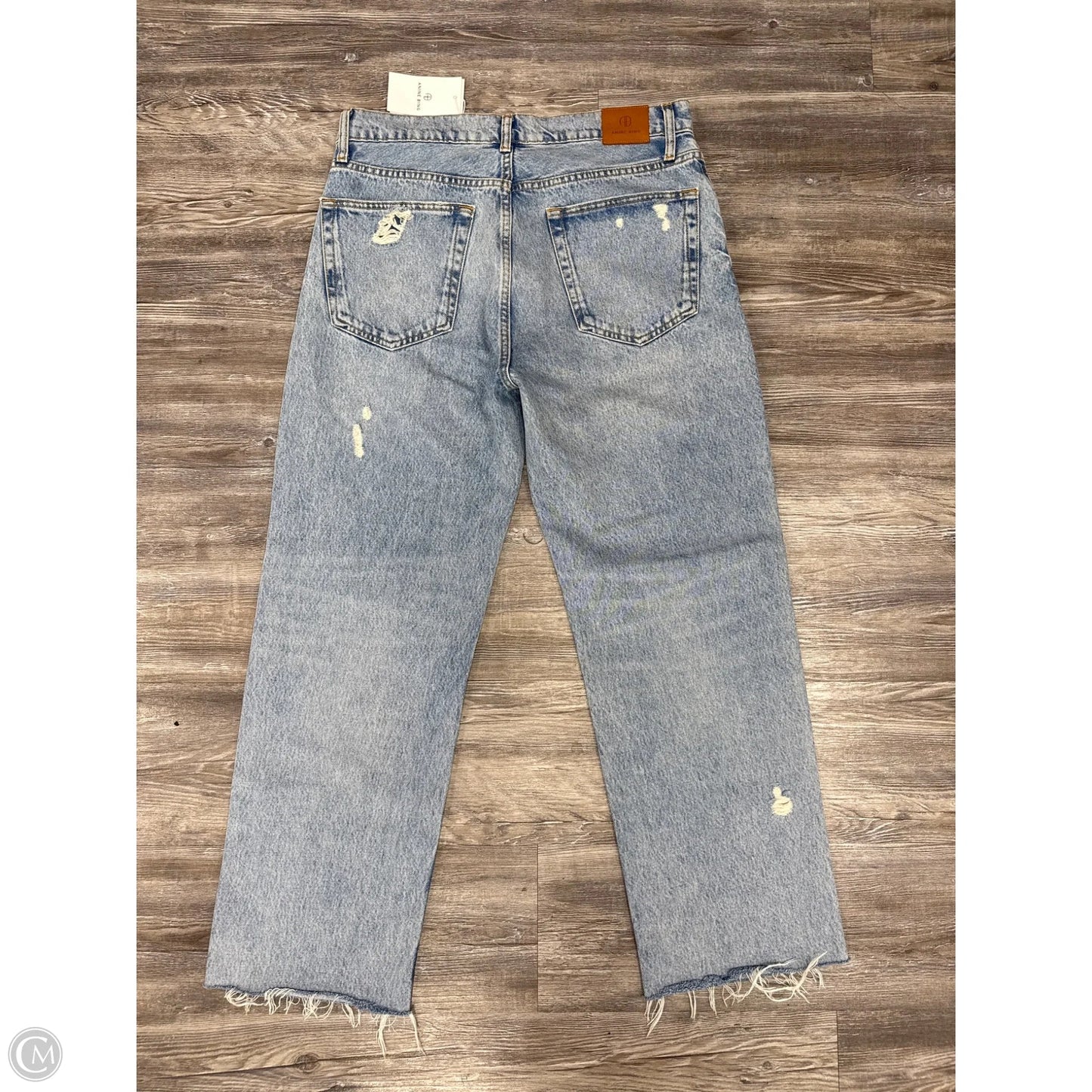 Jeans Wide Leg By Anine Bing In Blue Denim, Size: 10
