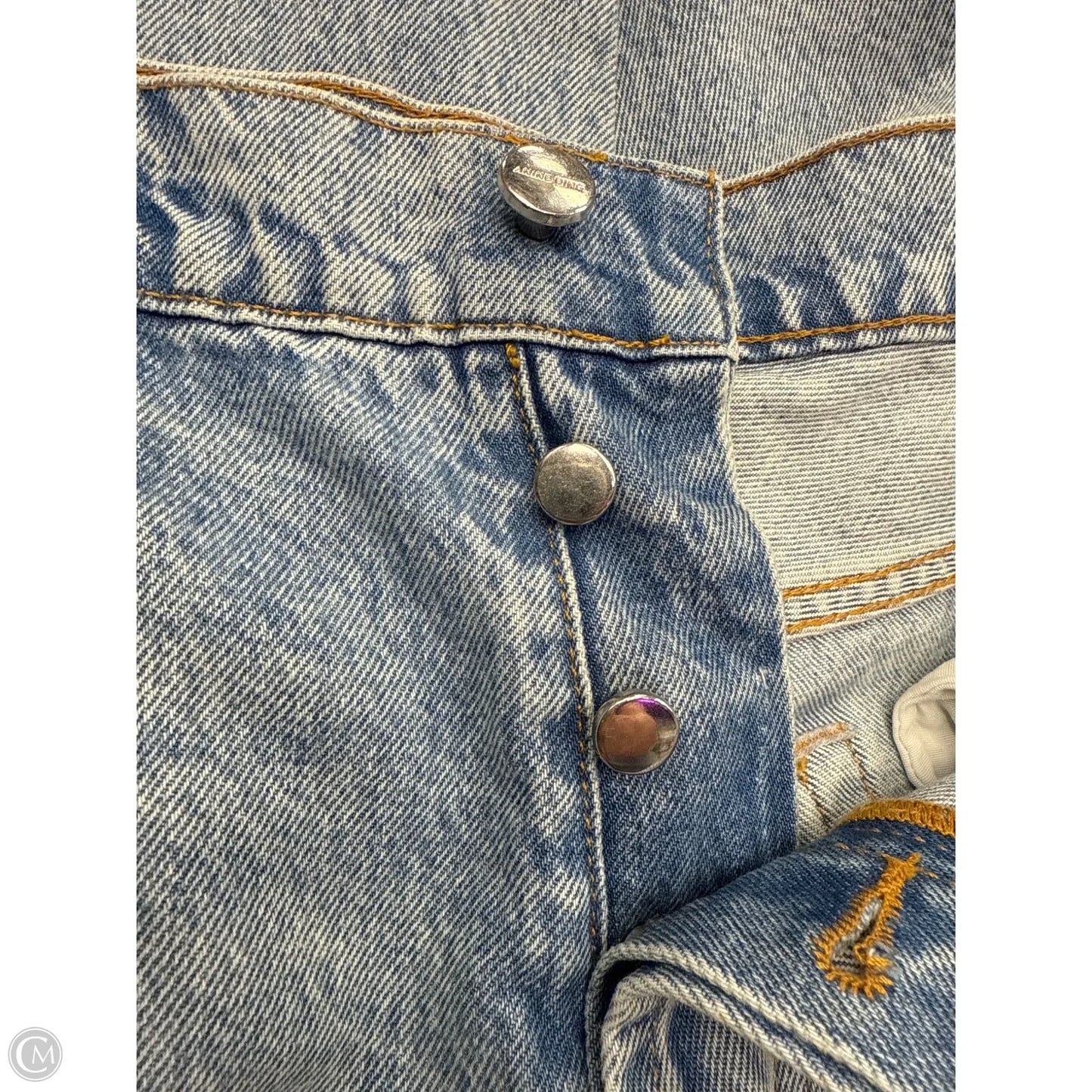 Jeans Wide Leg By Anine Bing In Blue Denim, Size: 10