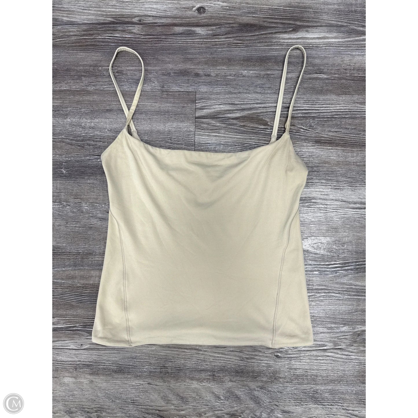 Athletic Tank Top By Lululemon In Tan, Size: Xs