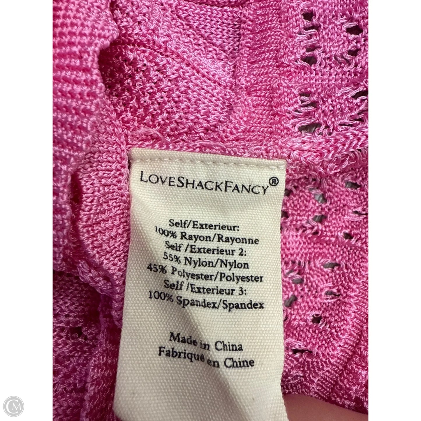 Dress Casual Short By Loveshackfancy In Pink, Size: Xs