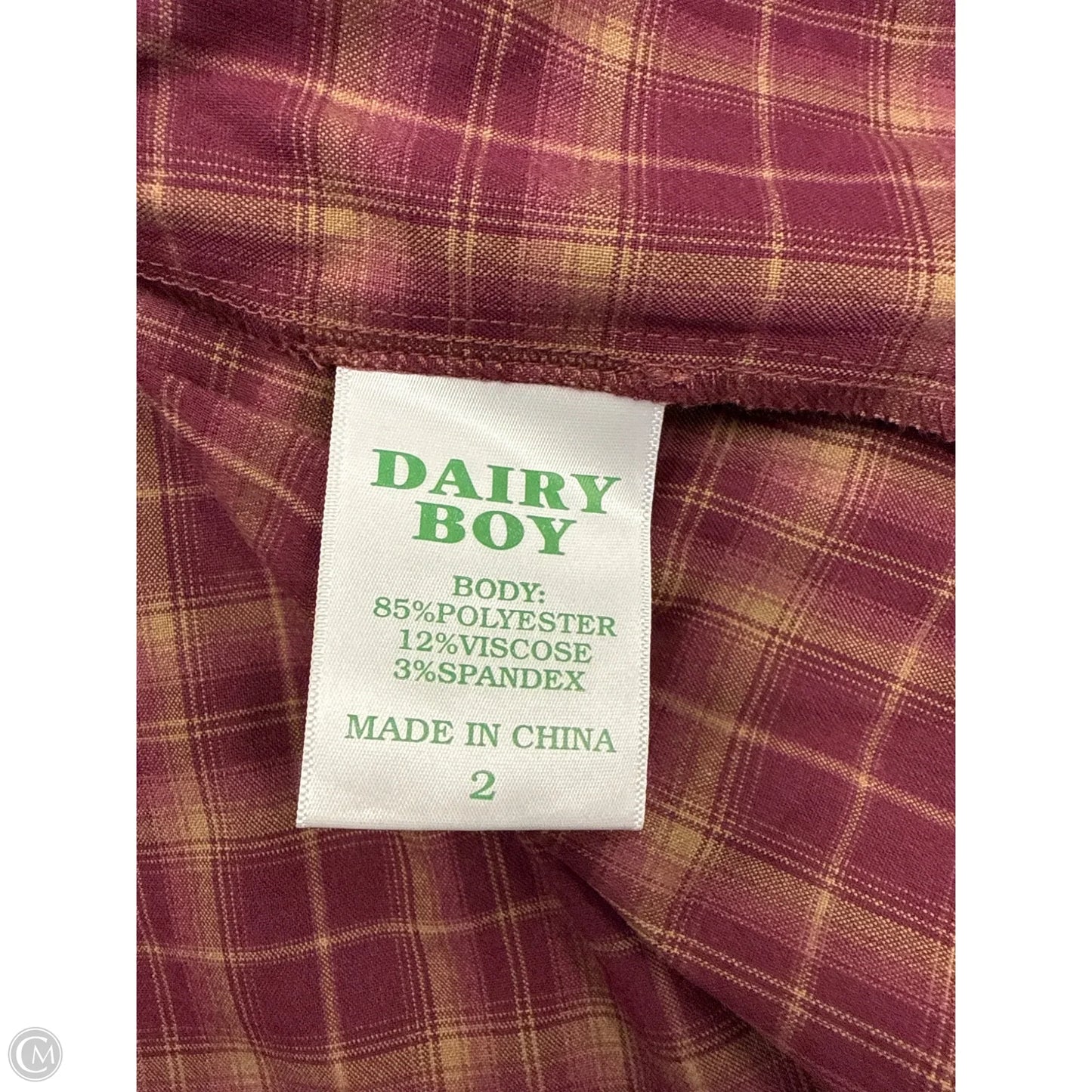 Dress Casual Short By Dairy Boy In Red, Size: 2