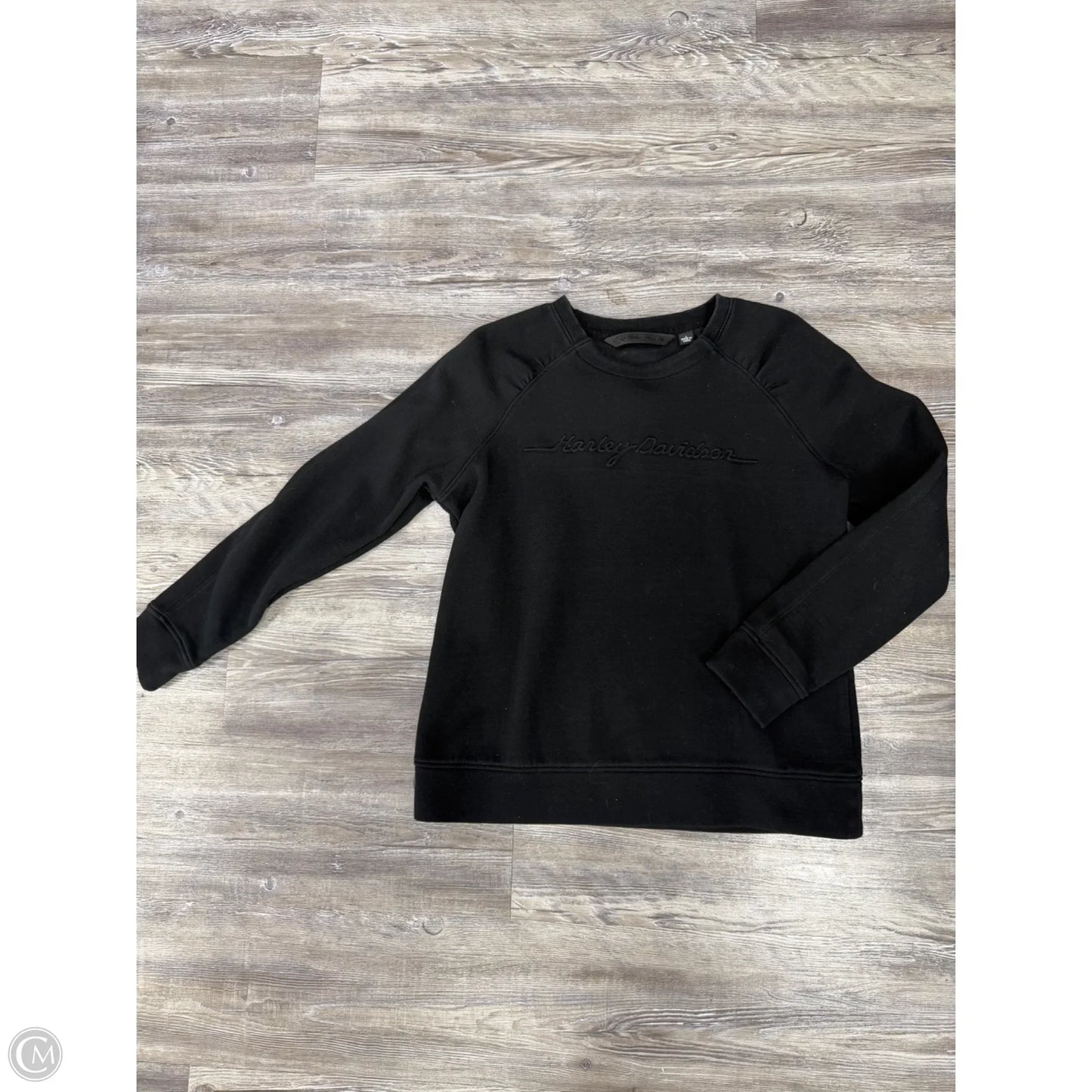 Sweatshirt Crewneck By Harley Davidson In Black, Size: L
