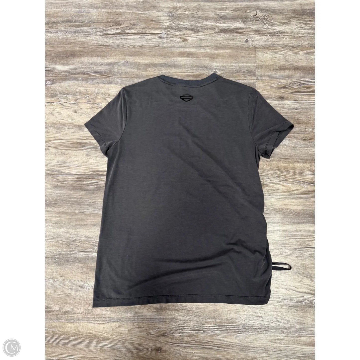 Top Short Sleeve By Harley Davidson In Grey, Size: S