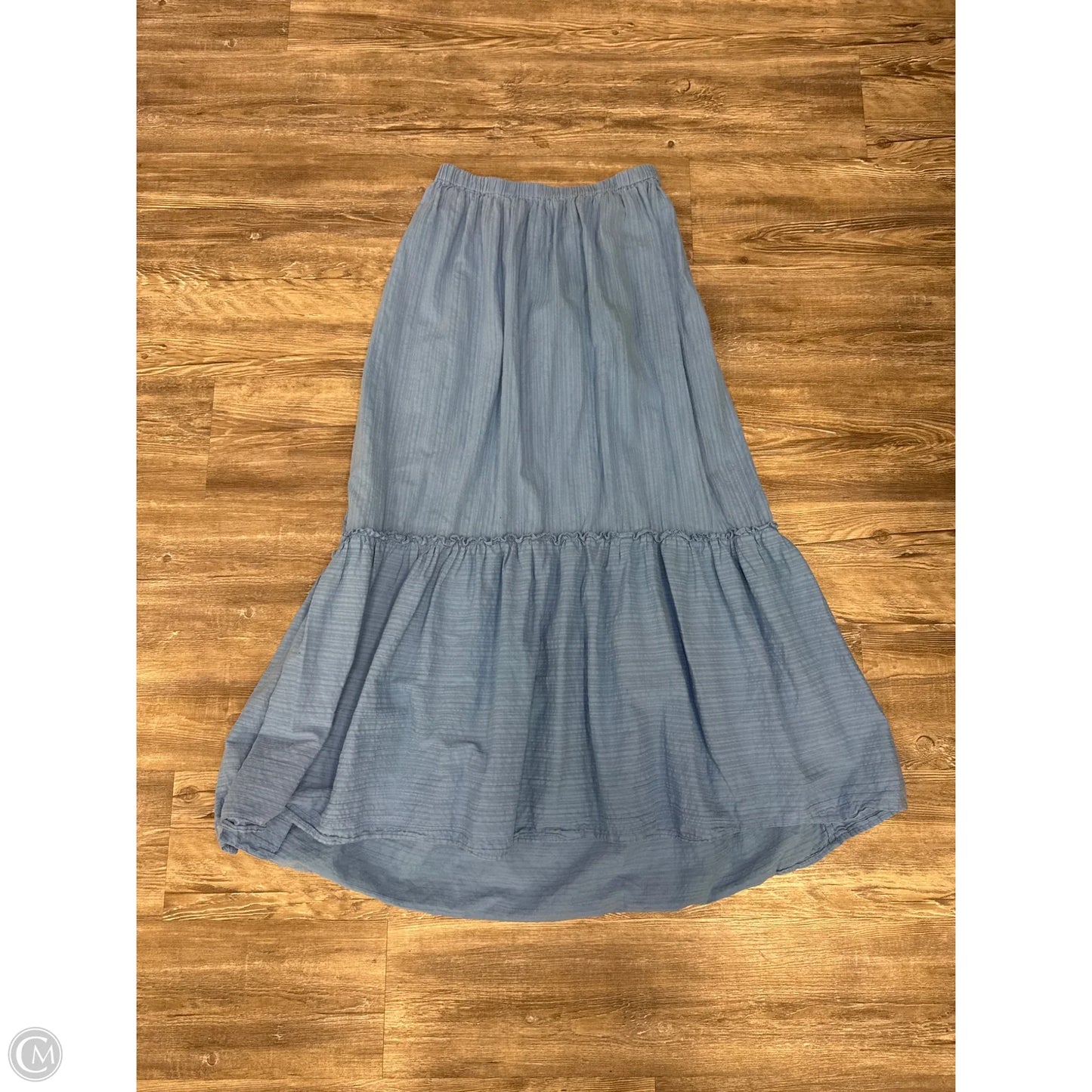 Skirt Maxi By Anthropologie In Blue, Size: S