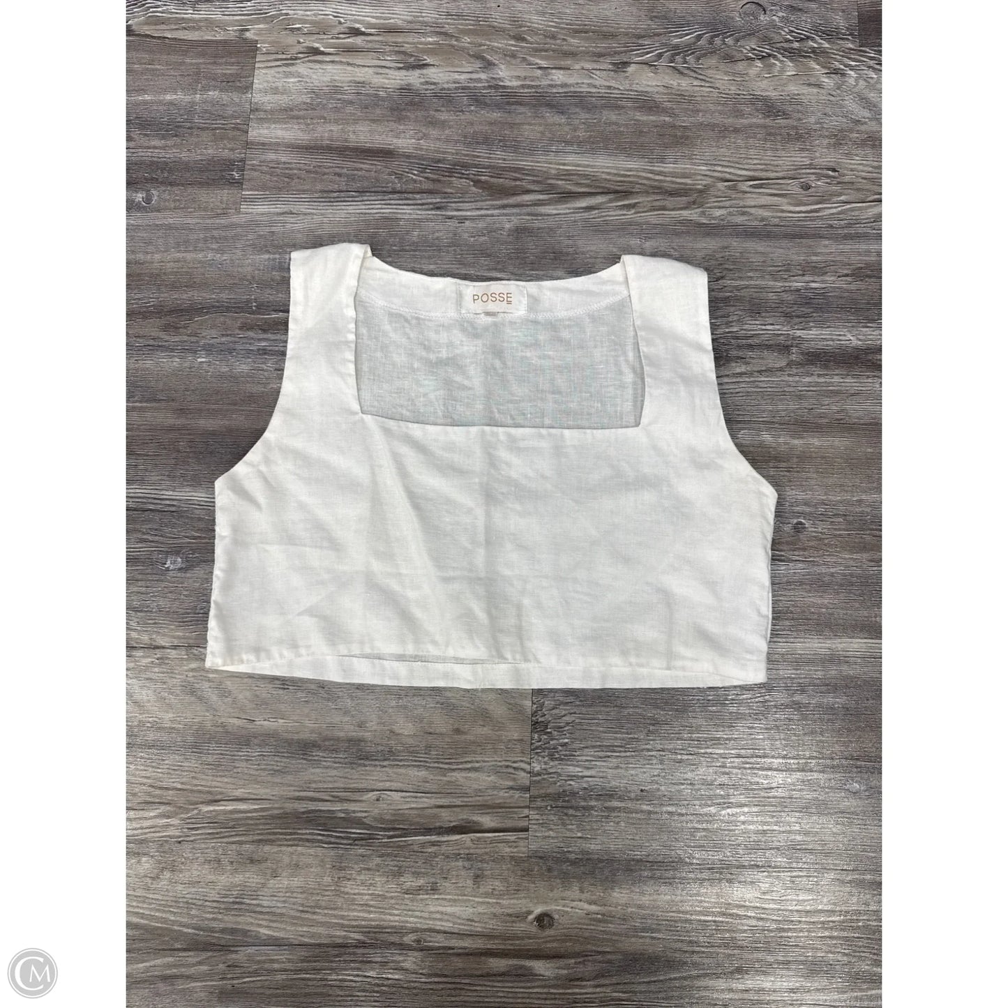 Top Sleeveless By Posse In White, Size: S