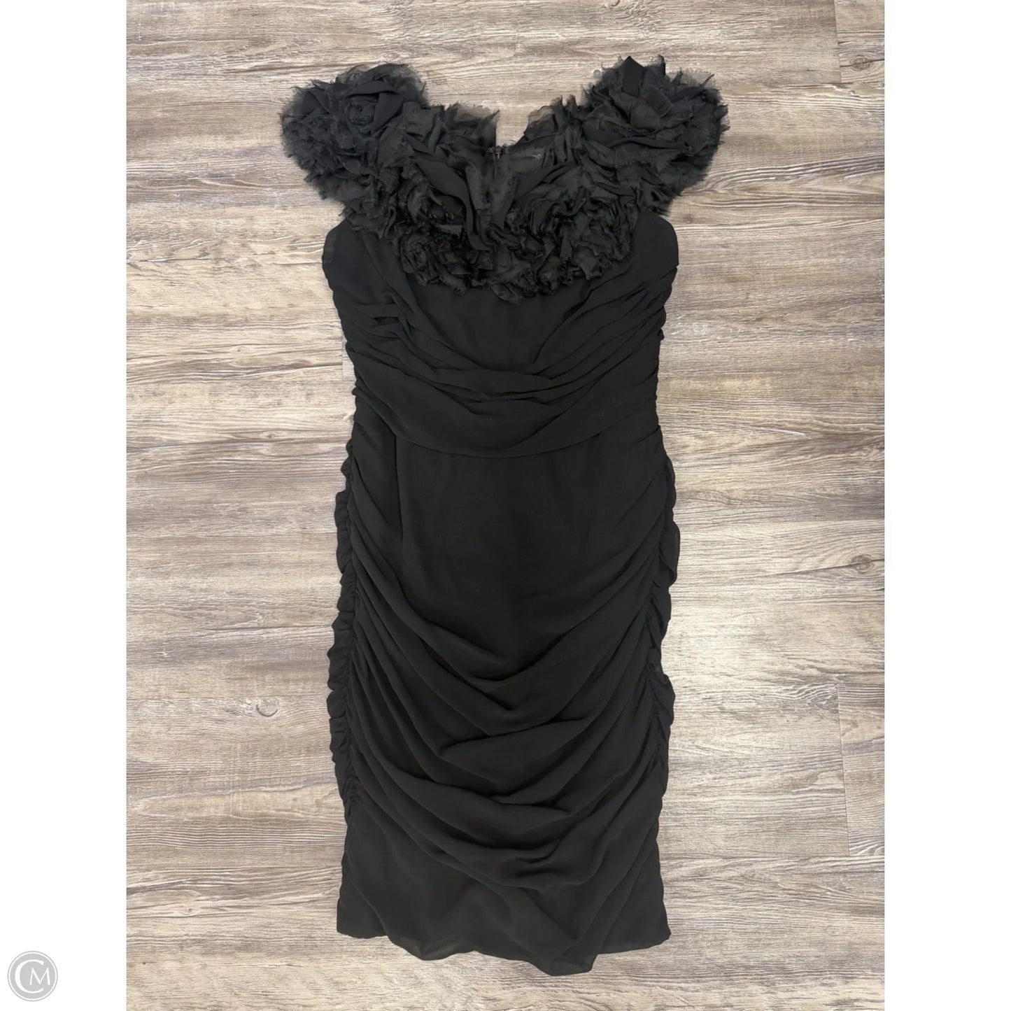 Dress Party Short By Tadashi Shoji In Black, Size: 6