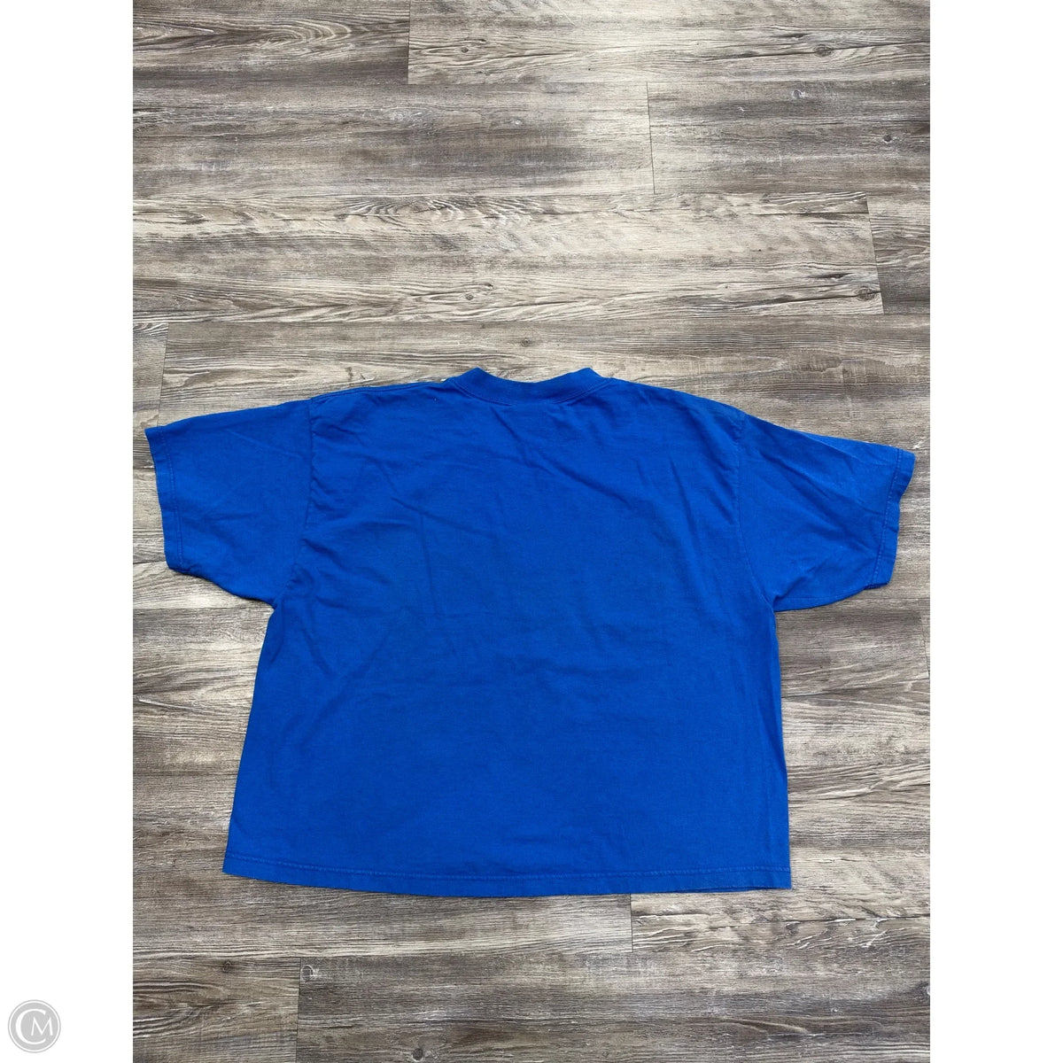 Top Short Sleeve By Mickey Unlimited In Blue, Size: M