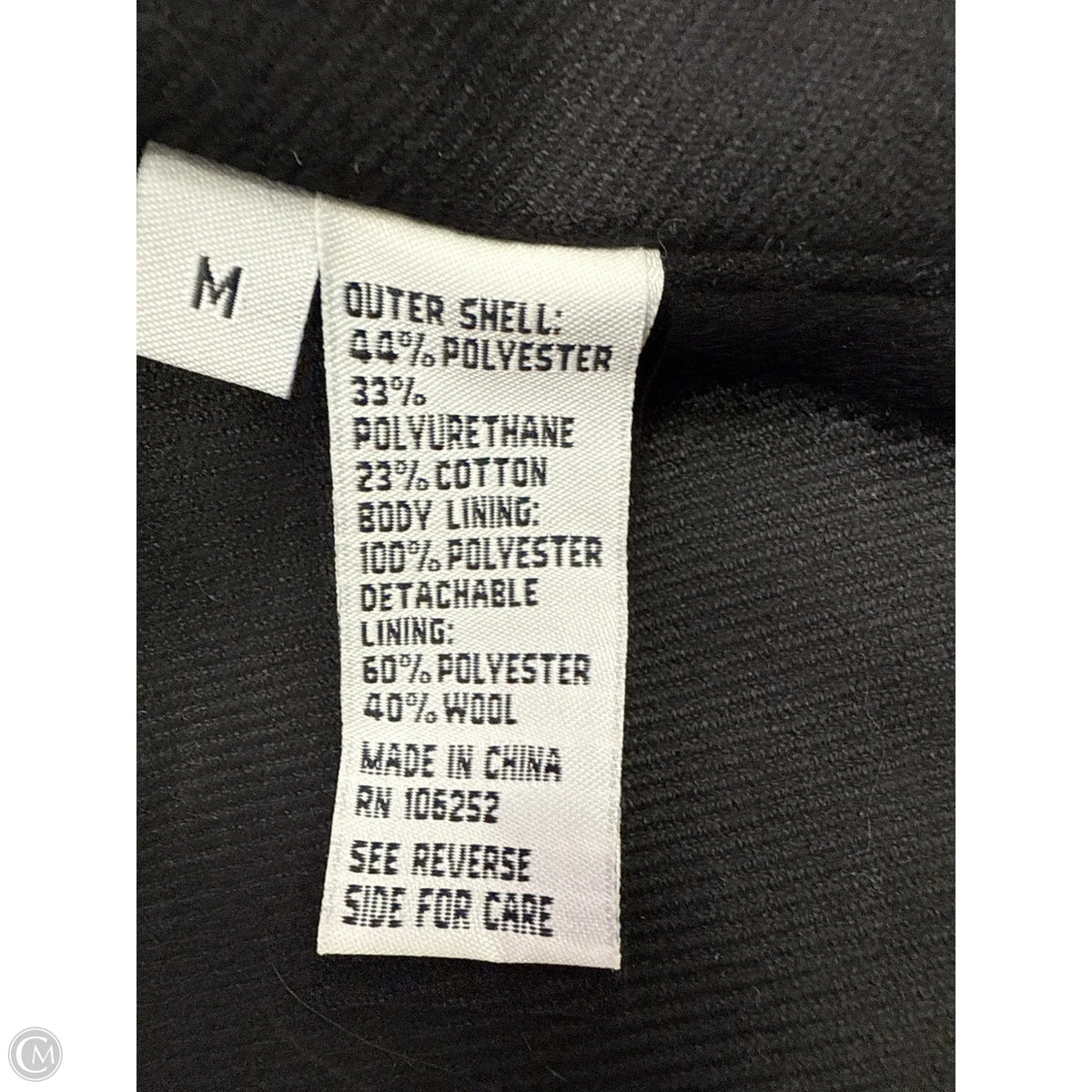 Coat Other By Jane Post In Black, Size: M