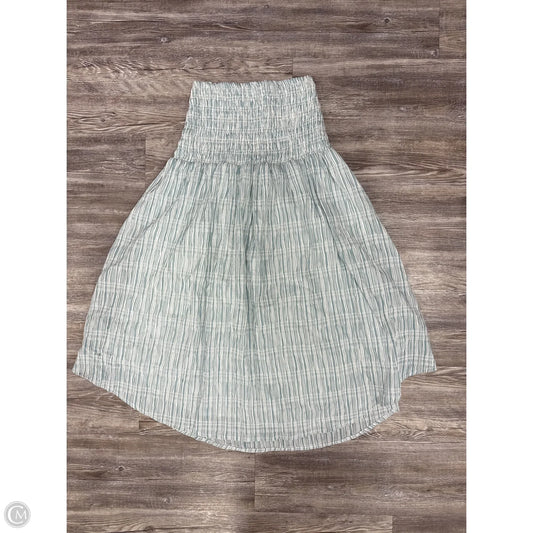 Skirt Midi By Maeve In Blue & White, Size: Xs